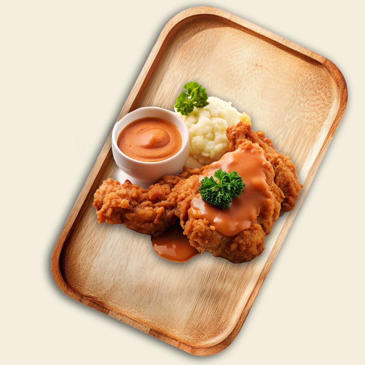 Gà Rán Sốt Kem Hành