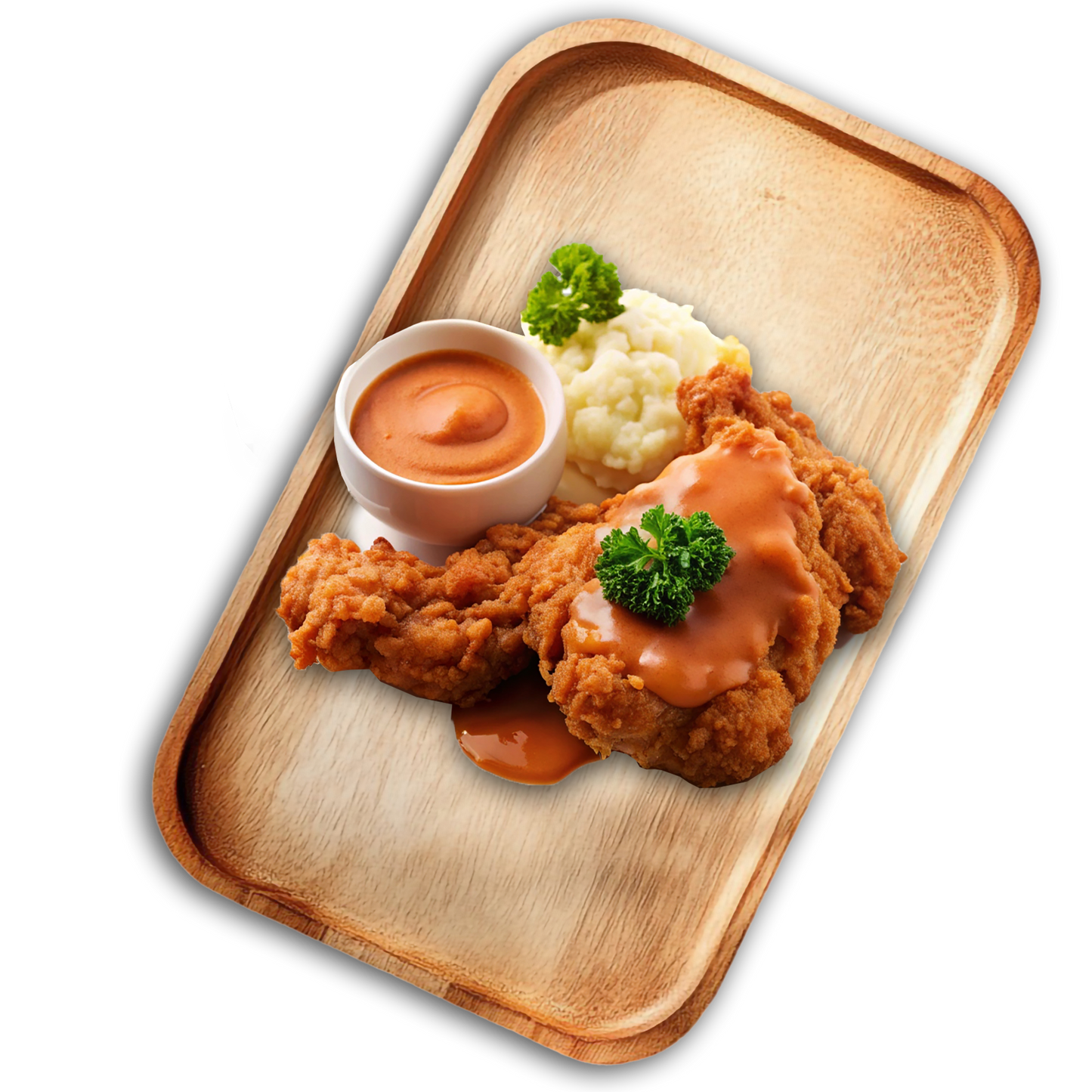 Gà Rán Sốt Kem Hành