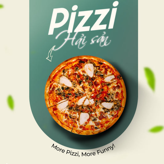 Pizza Hải Sản Xốt Pesto Xanh